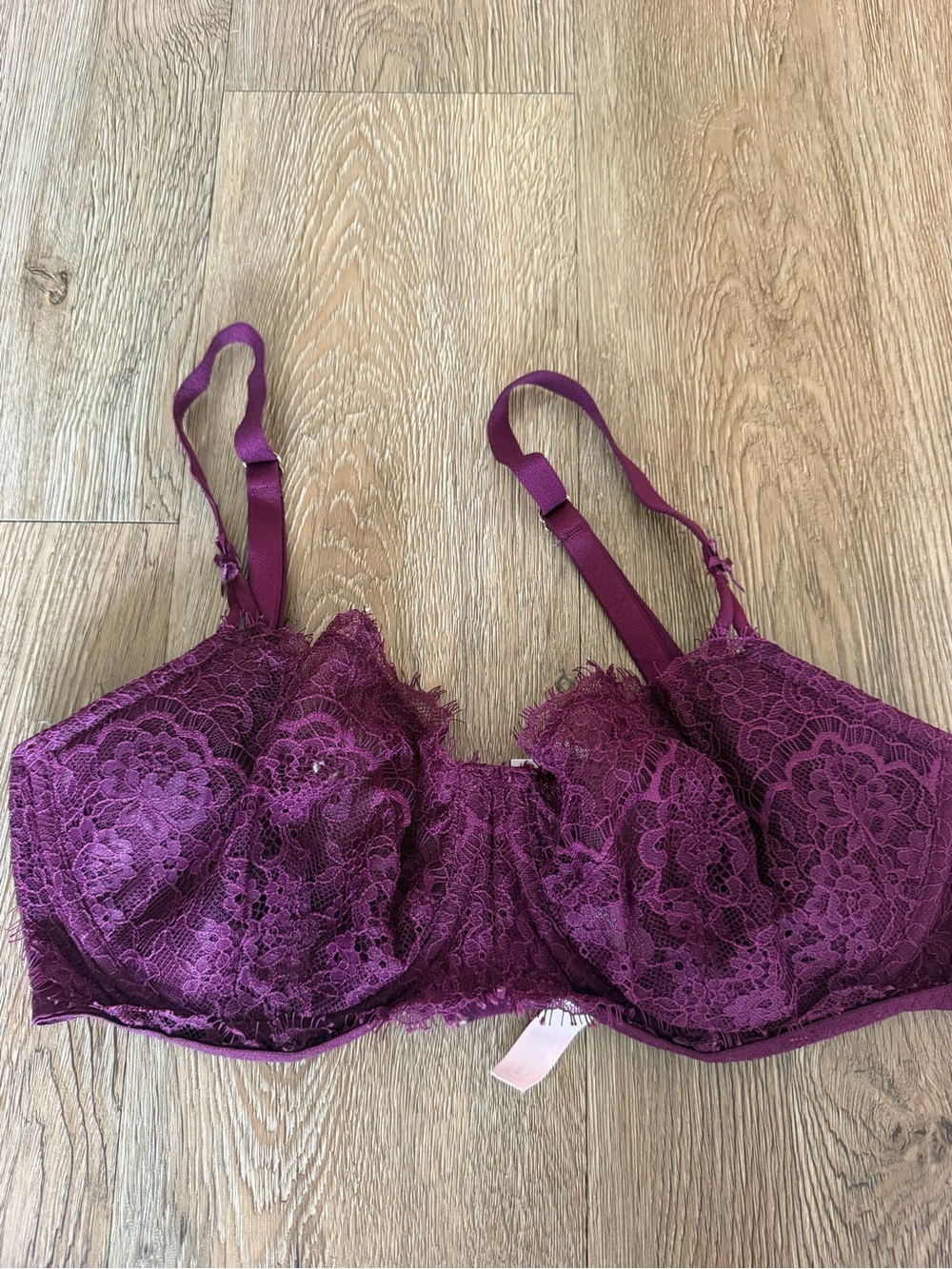 Victoria Secret lace Underwire Bra - Deep Plum